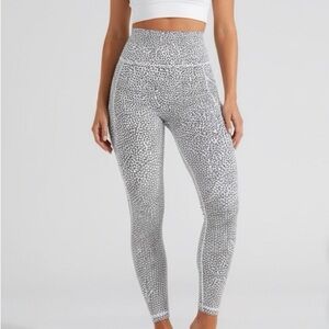 Buffbunny Collection Limitless High Rise White Bossy Polkadot Legging X Small